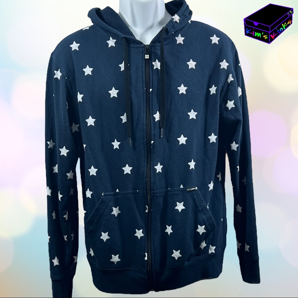 Oceancurrent Zip Up Stars Hoodie - Men’s Small